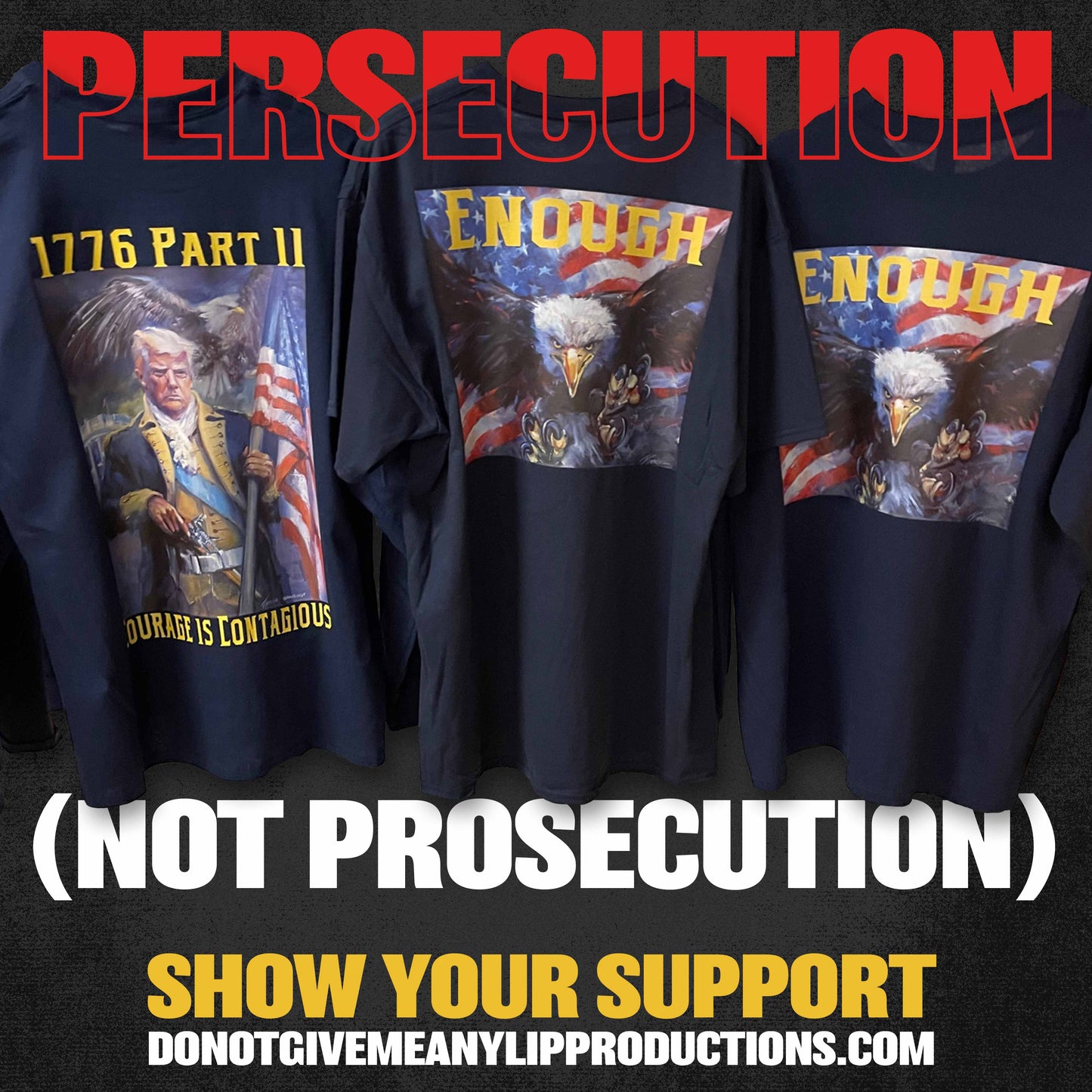 "Enough" Patriotic Eagle T-Shirt