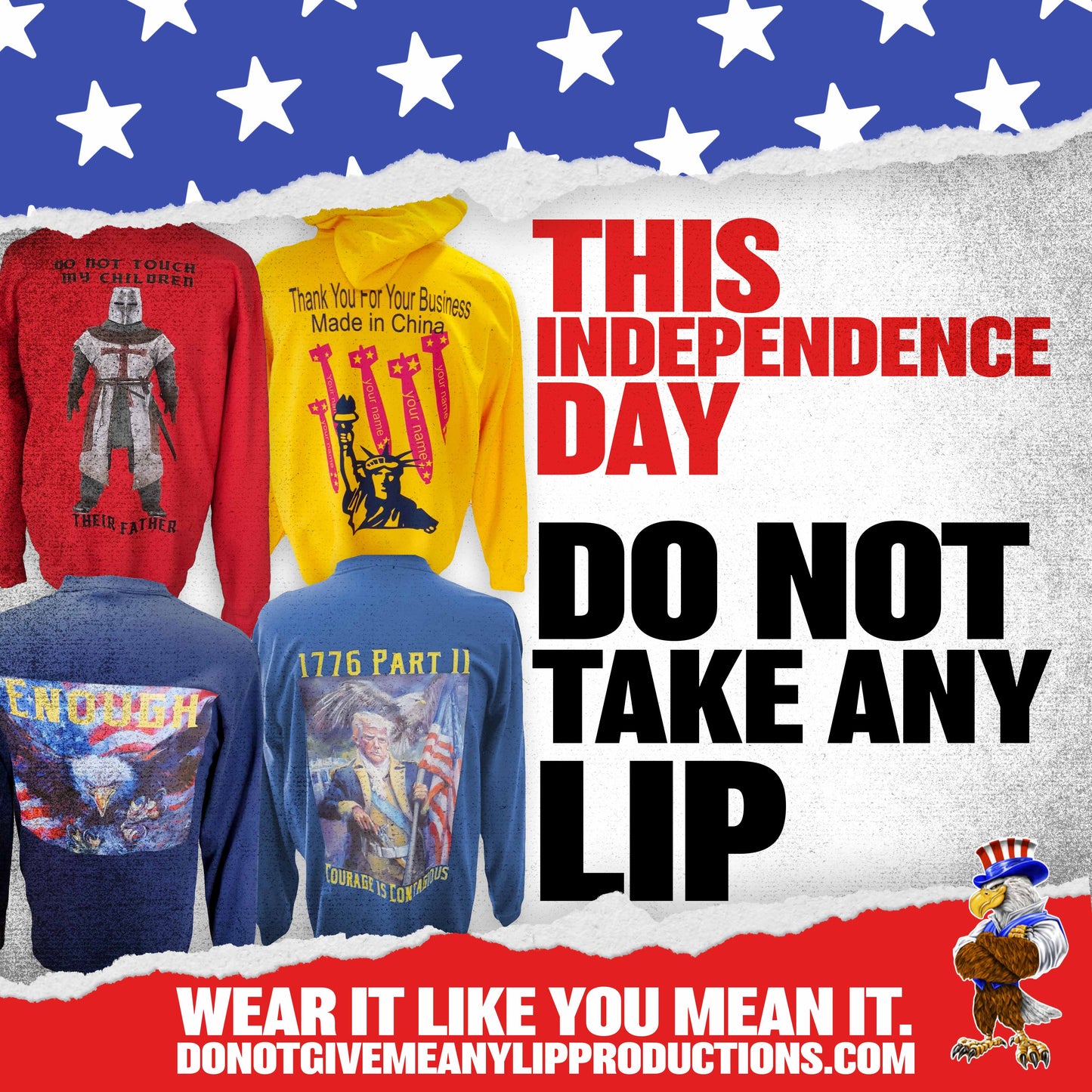 "Enough" Patriotic Eagle T-Shirt