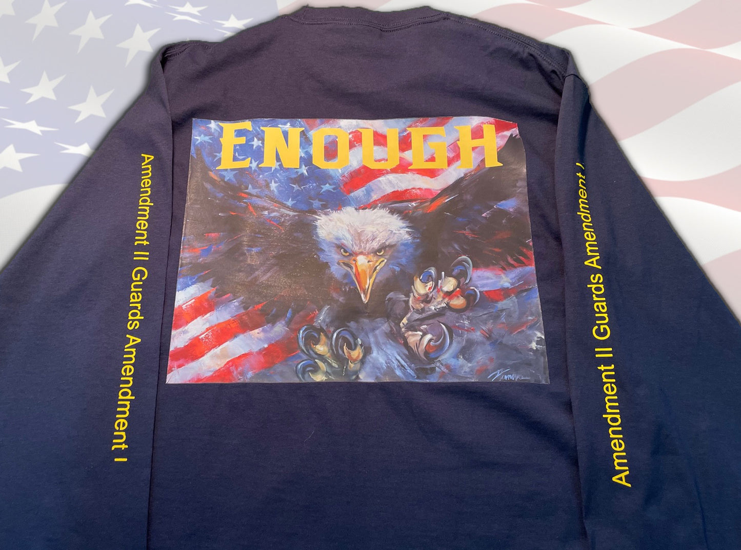 "Enough" Patriotic Eagle T-Shirt